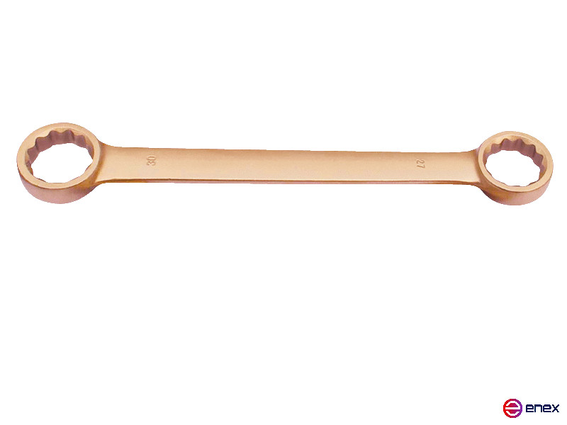 ИБ Двусторонний накидной гаечный ключ (медь/бериллий), 17х19 мм