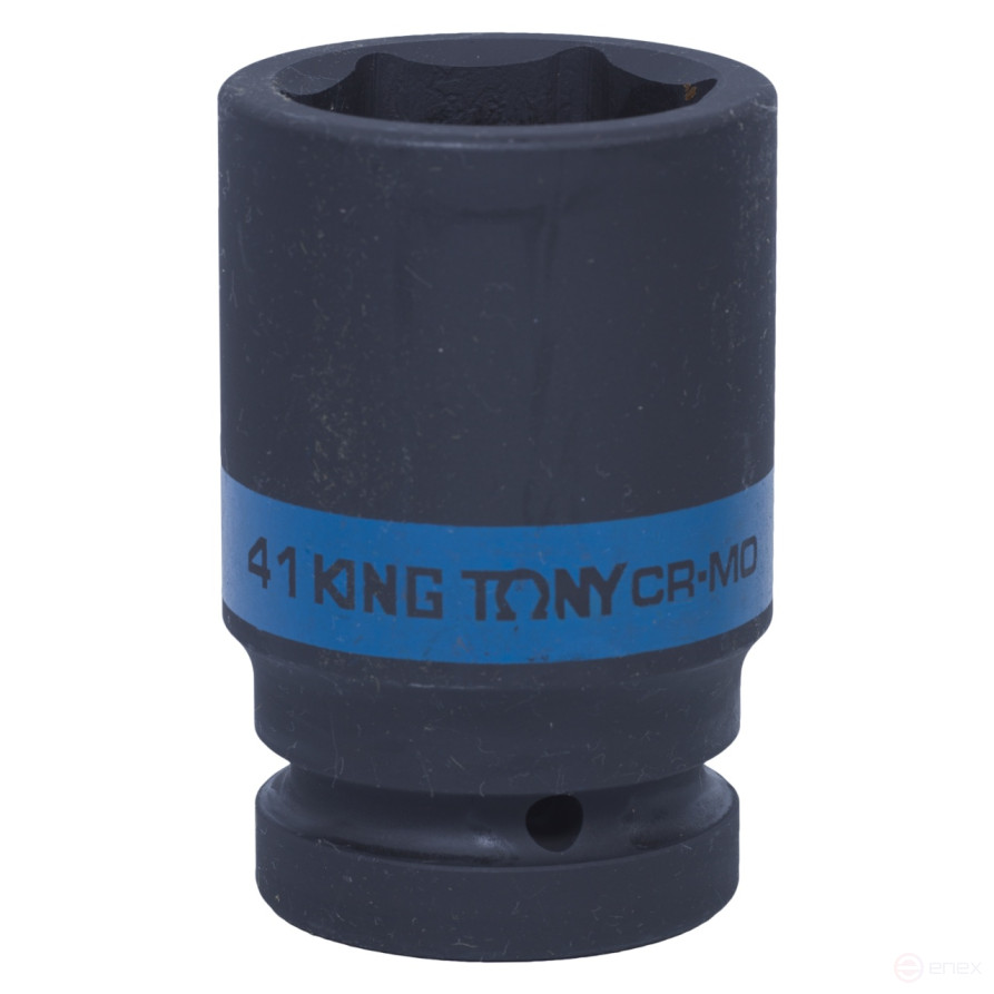 Головка торцевая ударная глубокая шестигранная 1", 41 мм KING TONY 843541M