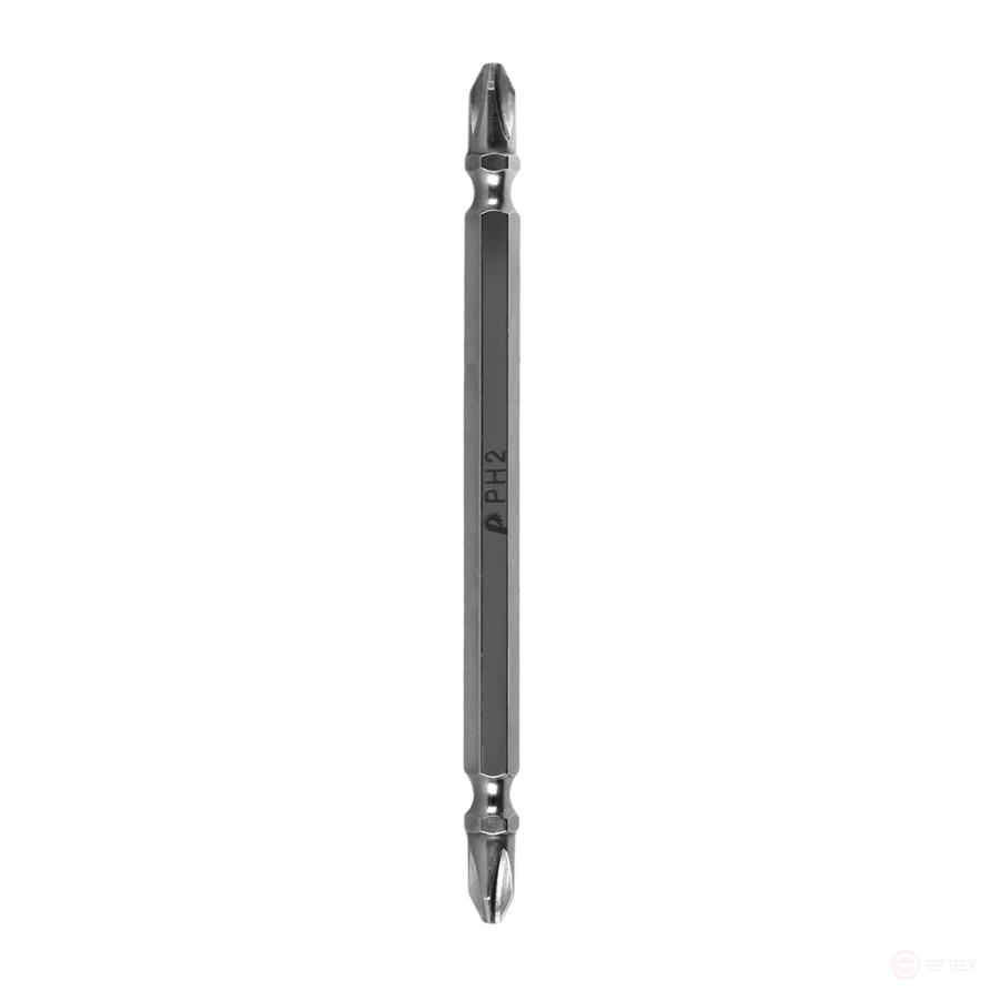 Бита отверточная ПРАКТИКА "Профи" двусторонняя PH-2 / PH-2 х110мм (1шт), блистер (776-553)