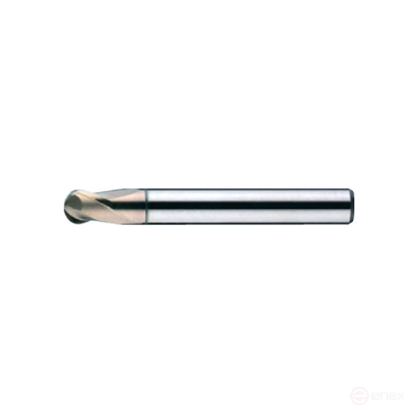 Spherical carbide milling cutter D2x2x45x4 Z2 AlCrN