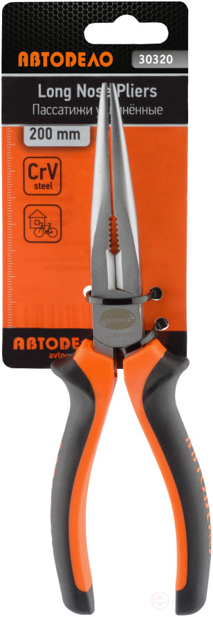 Pliers elongated 200 mm (Avtodor) 30320