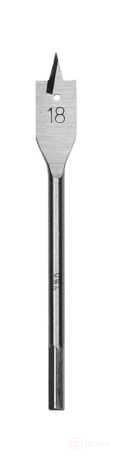 Сверло перовое по дереву ф18х152 мм