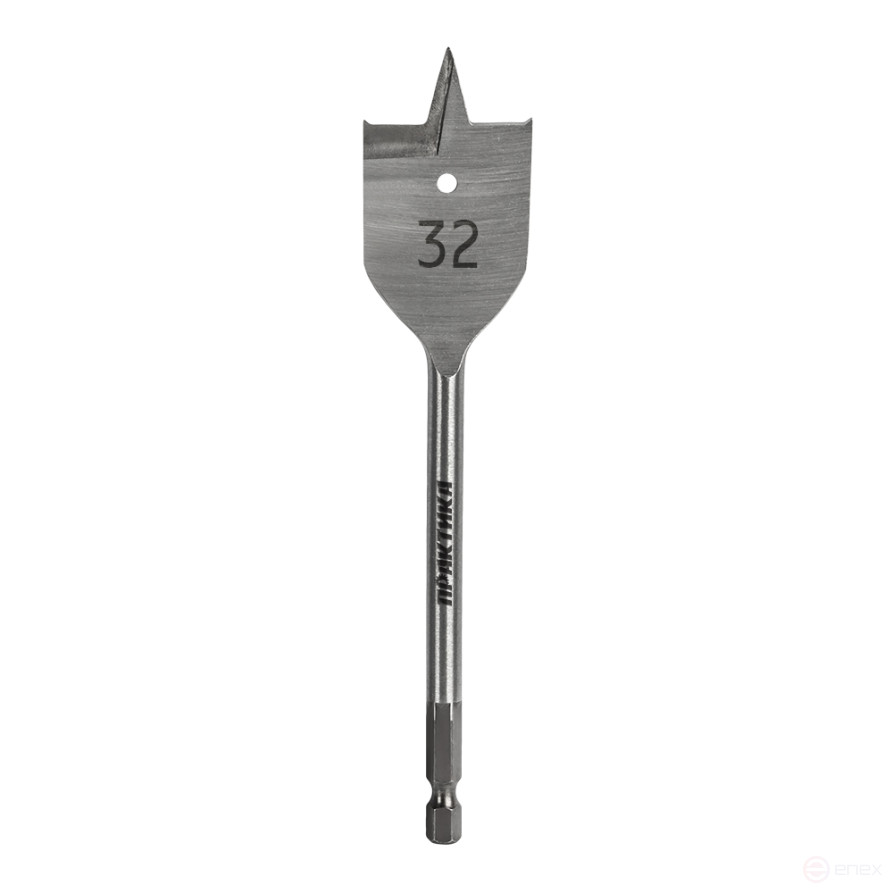 Сверло по дереву перовое ПРАКТИКА 32 х 152 мм (1шт.) блистер (032-836)