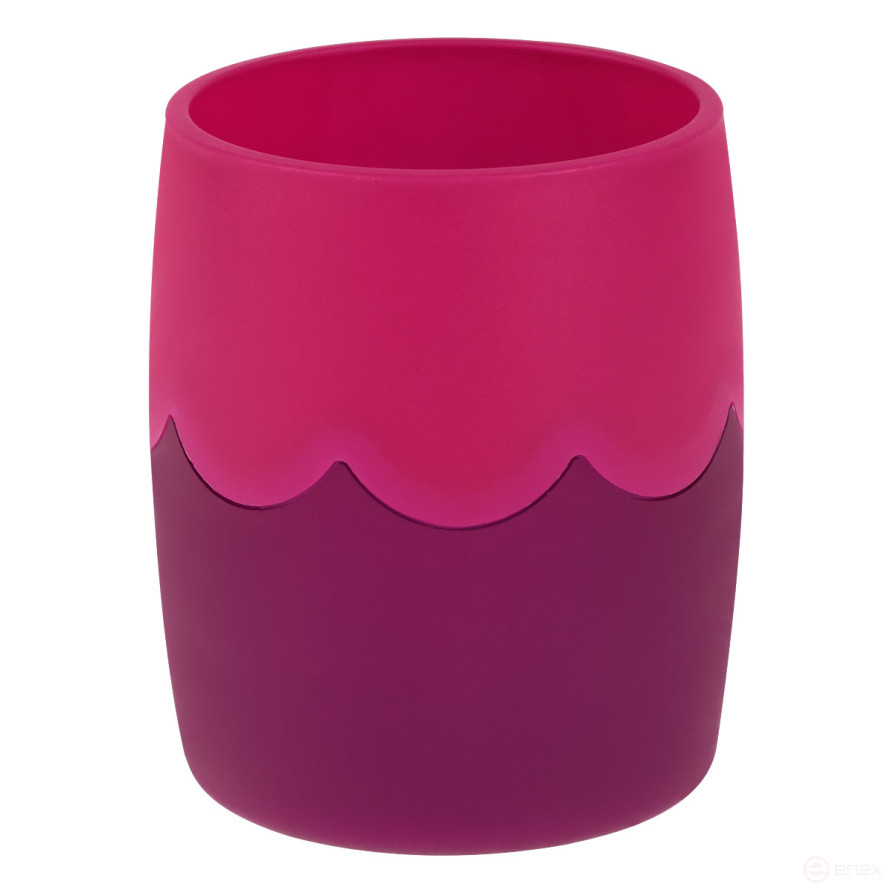 Stand-glass STAMM, plastic, round, two-tone purple-lilac