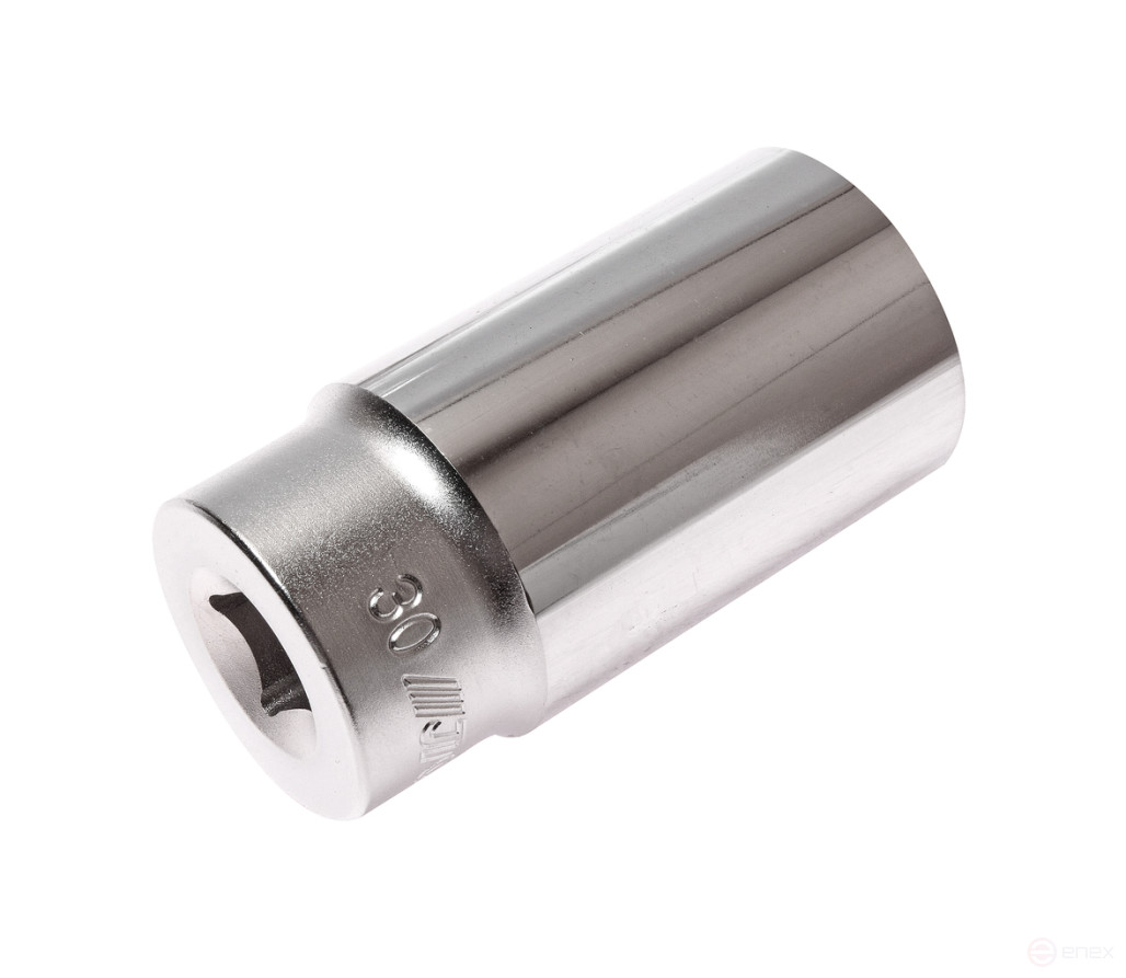 Головка торцевая 1/2" 30мм глубокая L=76мм JTC