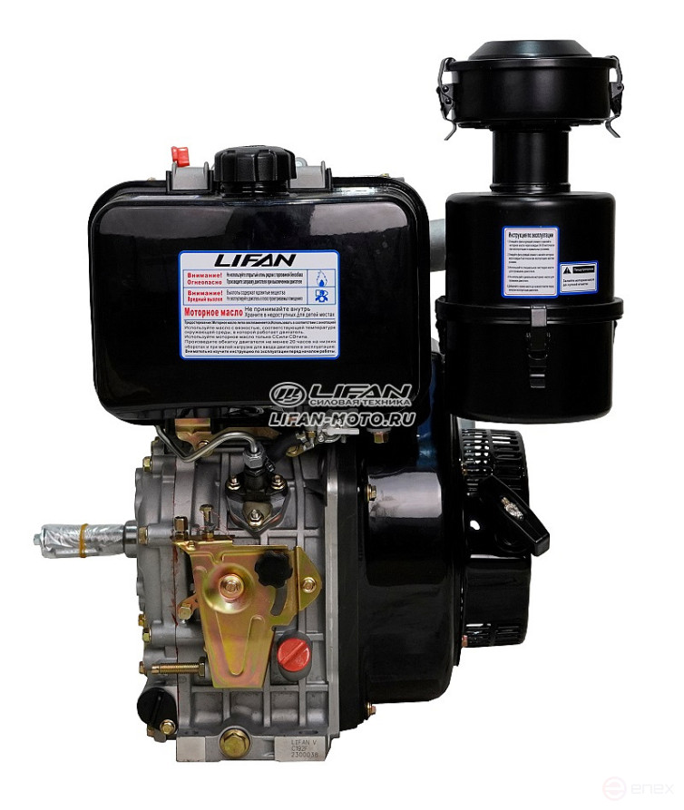 Lifan Diesel 192F engine, shaft 25mm