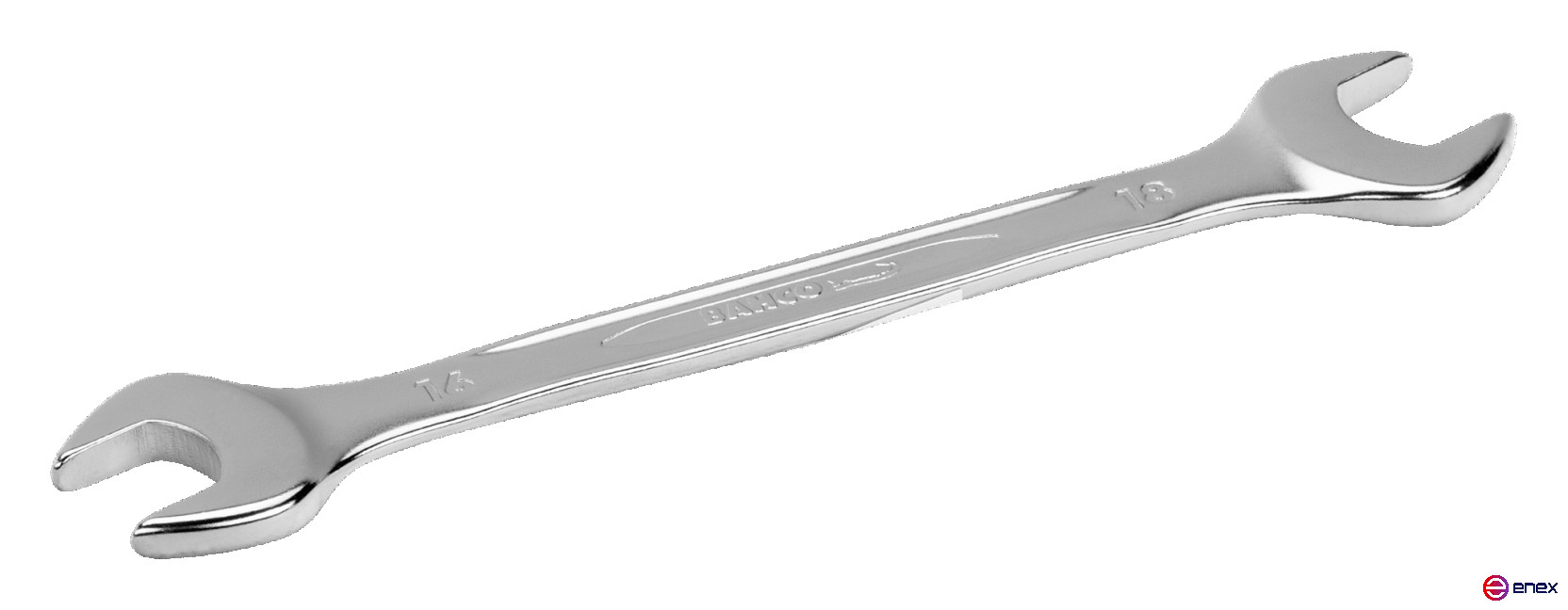 Двусторонний рожковый ключ, 5,5х7 мм, хромированный