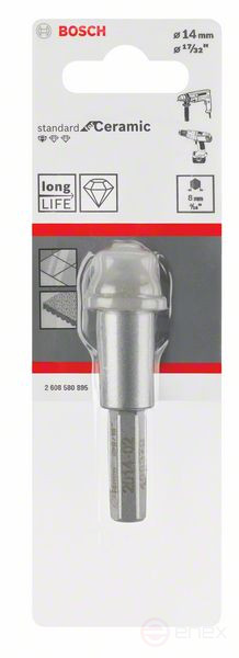 Алмазные коронки Standard for Ceramics 14 x 33 mm