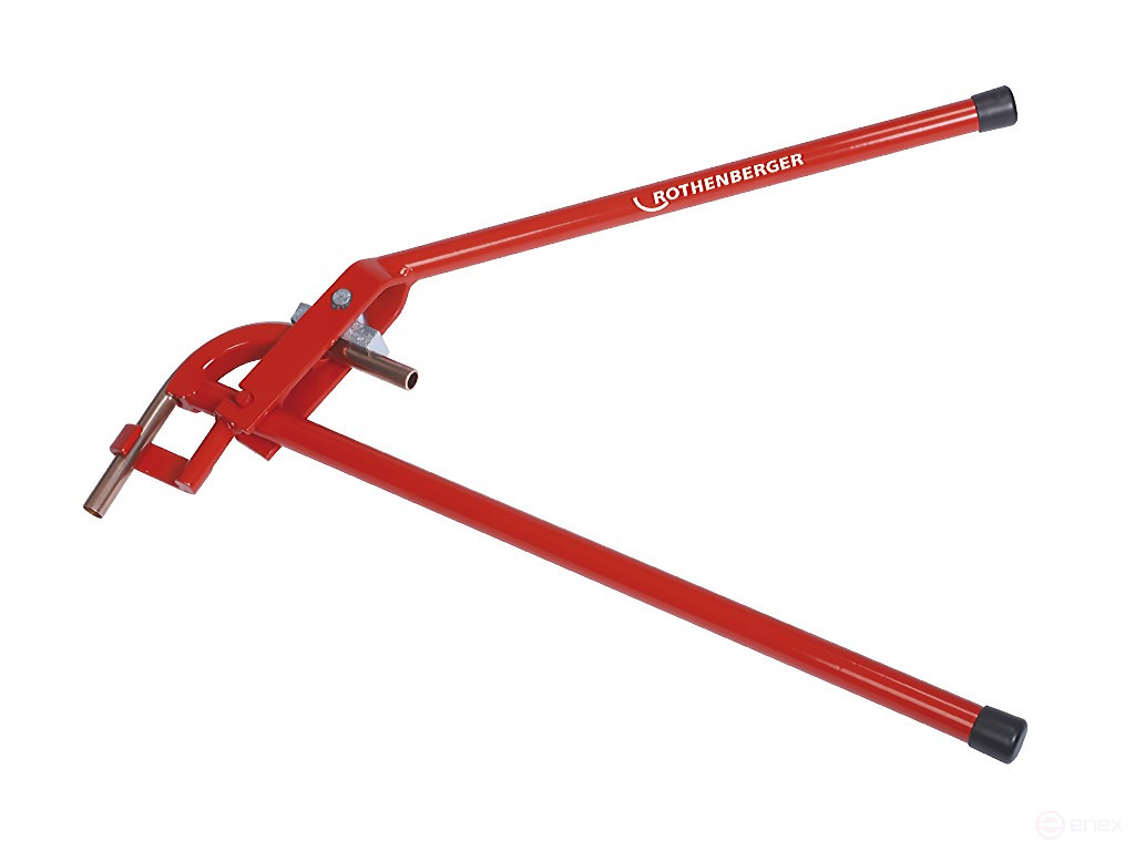 A standard pipe bender for bending at an angle of 90 degrees. for copper pipes of 12 mm