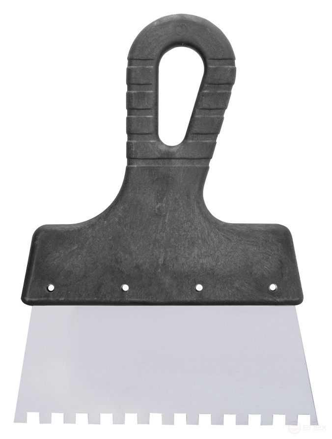 Toothed spatula "Standard" (blade width 150 mm), tooth 6 mm