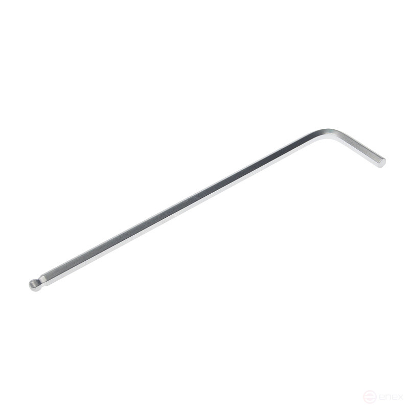 Ключ шестигранный 3мм ER-76503L: Г-образный удлиненный с шаром ЭВРИКА /1/40/160