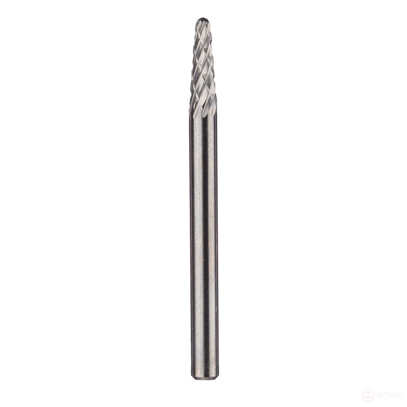 Борфреза №475, Форма L, Тв. Сплав, Двойная заточка 3*10*38 мм, d хв.= 3 мм Пласт бокс 1/15