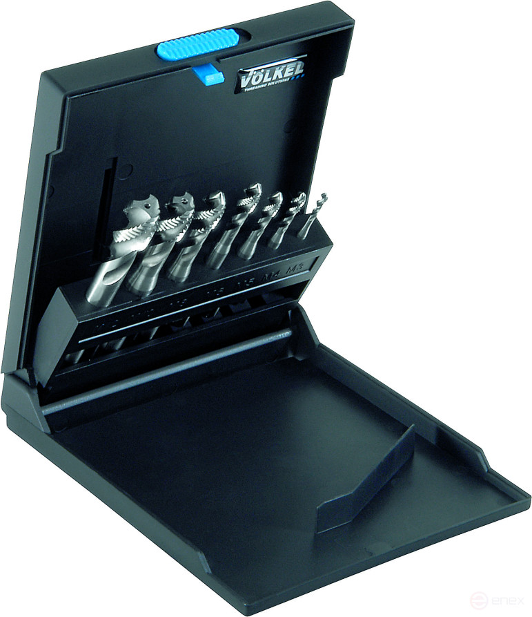 Набор метчиков М3-М12 HSS-E 35° (47817) VOLKEL