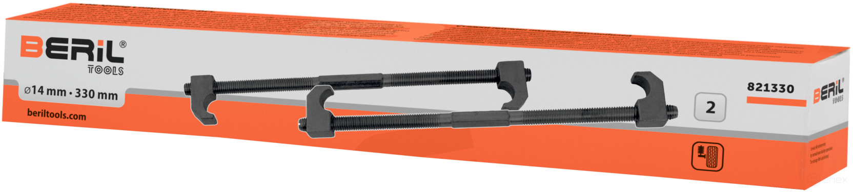 Spring couplings (dia. 14mm) (330mm length) BERIL