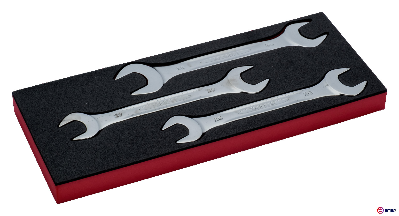 Fit&Go Набор рожковых гаечных ключей в ложементе 25 - 32 мм, 3 шт