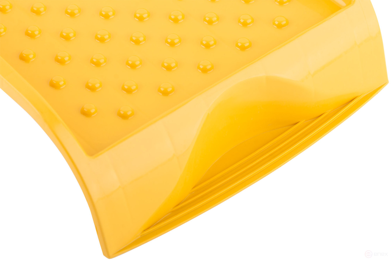 Yellow paint tray 350x170 mm, pedal for fixing