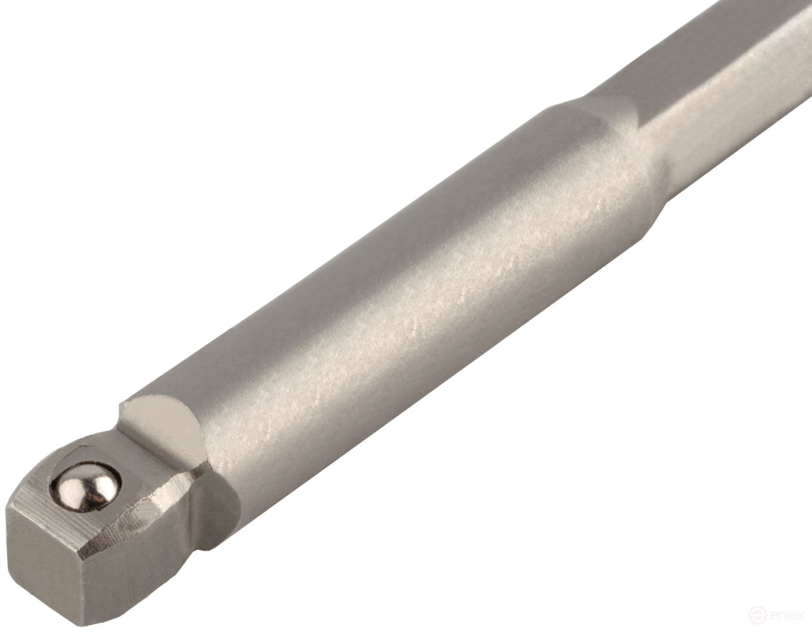 Adapter holder for heads and inserts rocking (1/4"<-->HEX1/4", L=65mm) Avtodor 44811