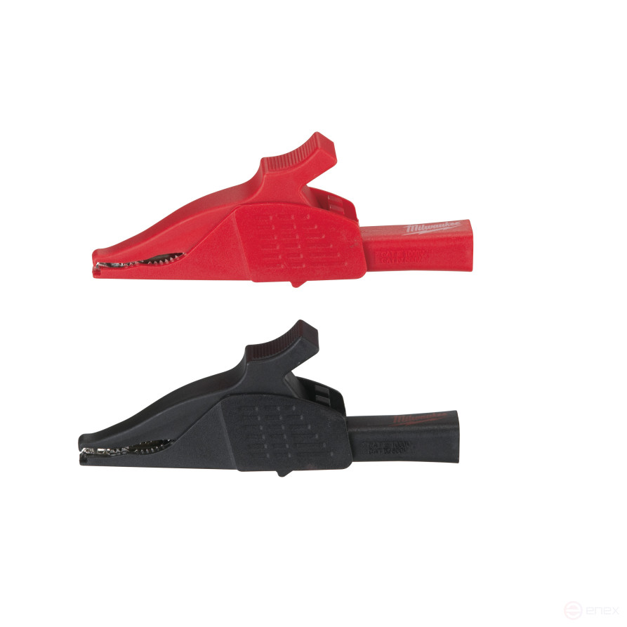 Crocodile clips for measuring instruments