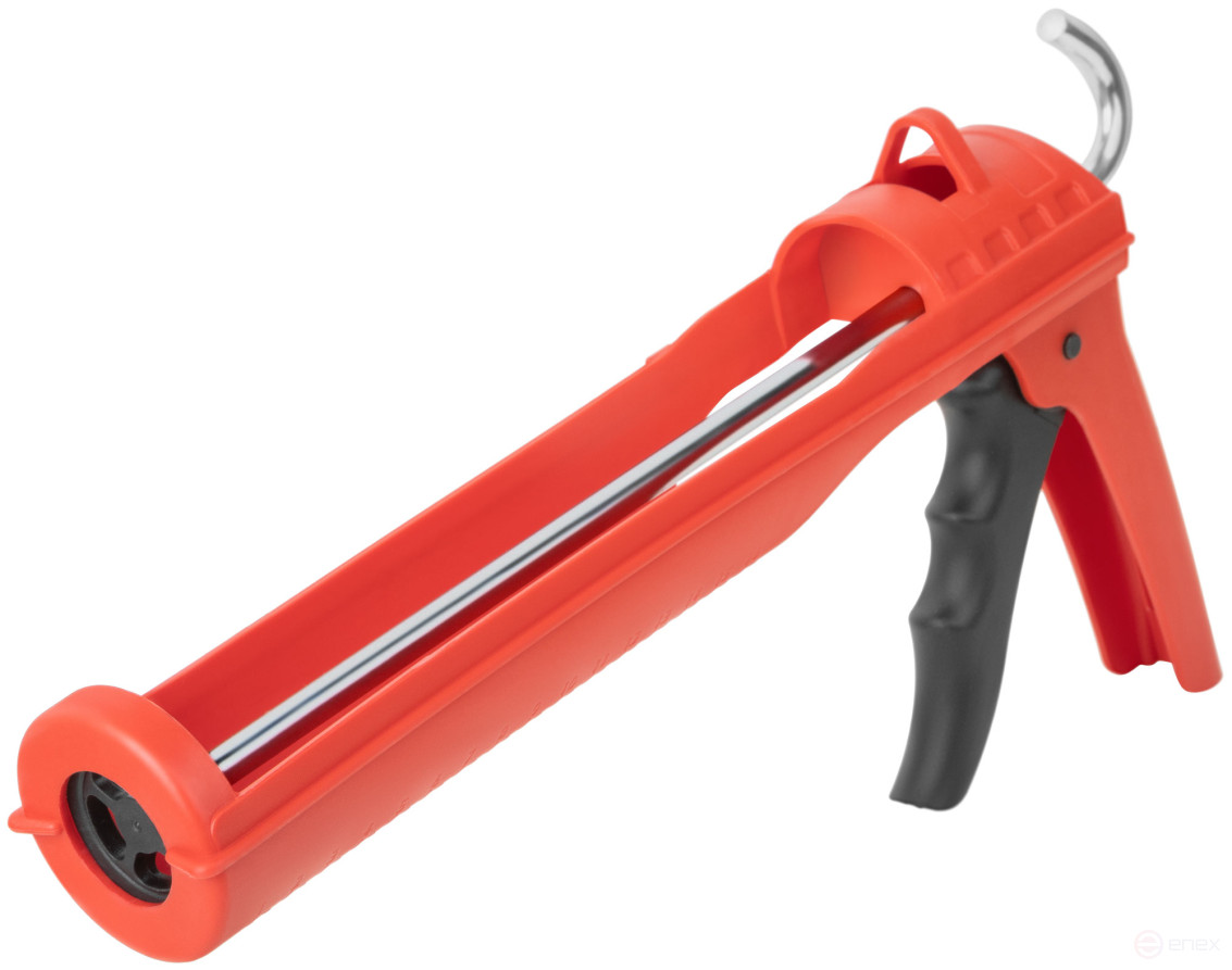 Sealant gun 225 mm semi-shell, polypropylene case reinforced with fiberglass