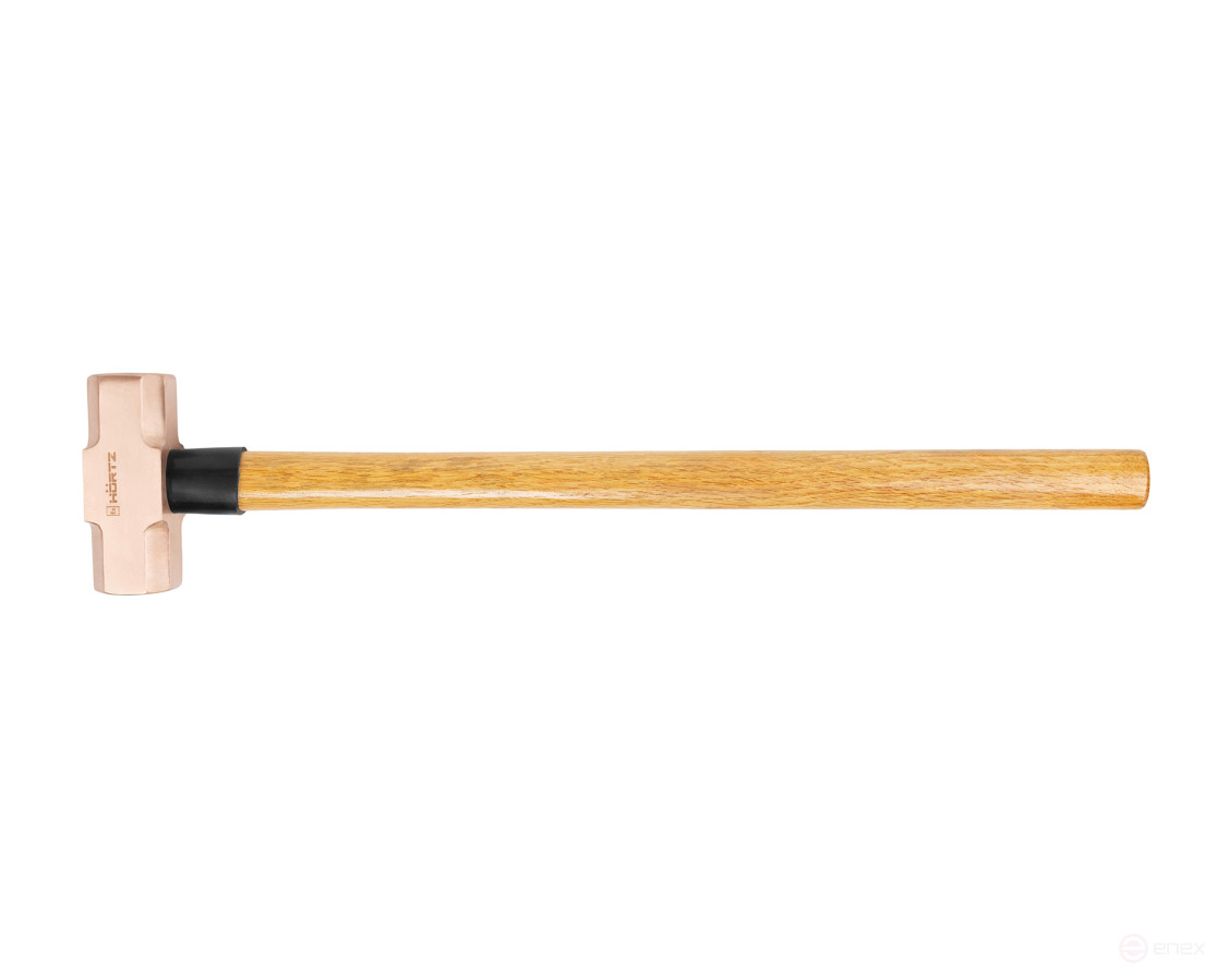 Кувалда 0,450 кг BeCu рукоятка дерево гикори искробезопасная 191G-1002, HORTZ