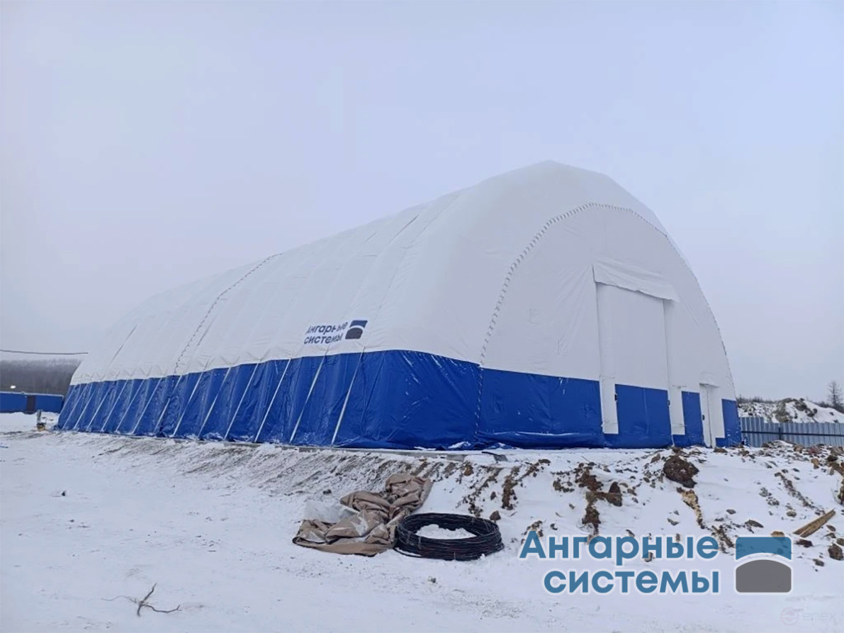 Универсальный пневмокаркасный ПВХ ангар