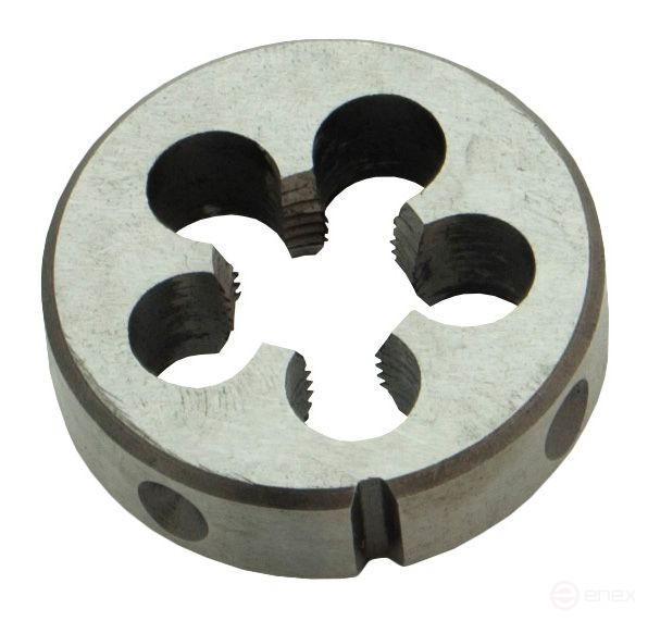 Плашка ER-01217P M12x1,75-ø38мм, в пластиковом футляреЭВРИКА /1/10