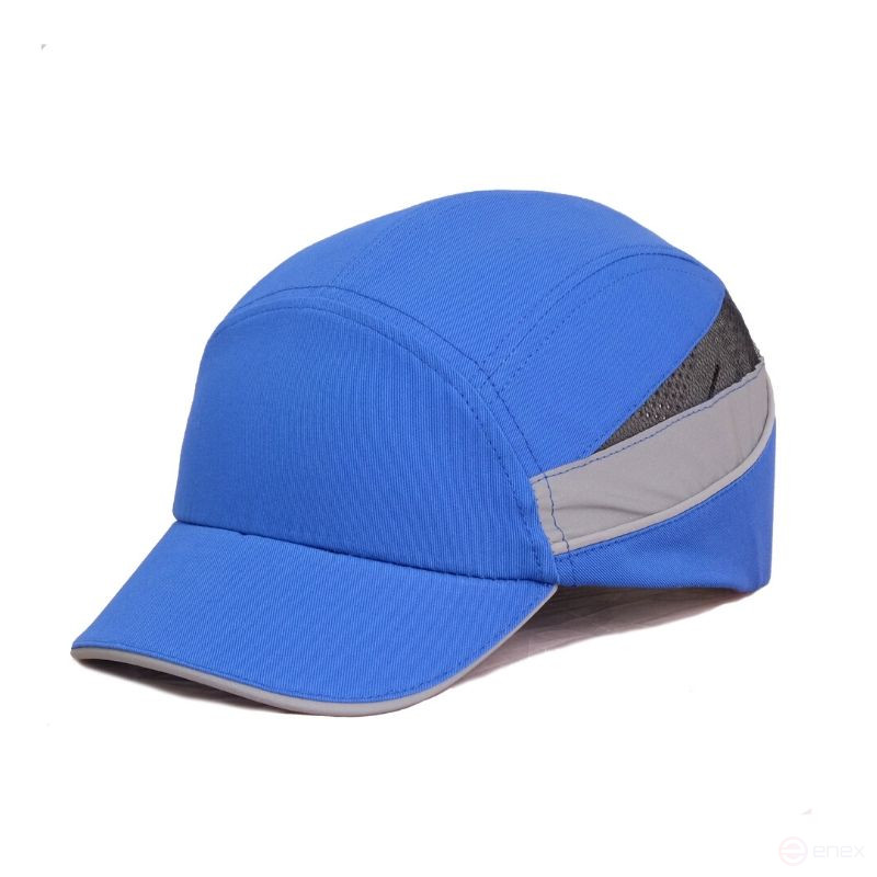 Каскетка защитная RZ BioT® CAP голубой (васильковый), козырек 70 мм, 10 шт.
