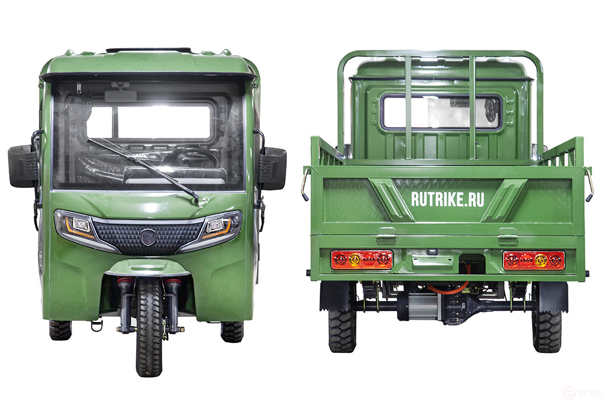 Грузовой электротрицикл Rutrike Фактор 2600 60V2000W, серый