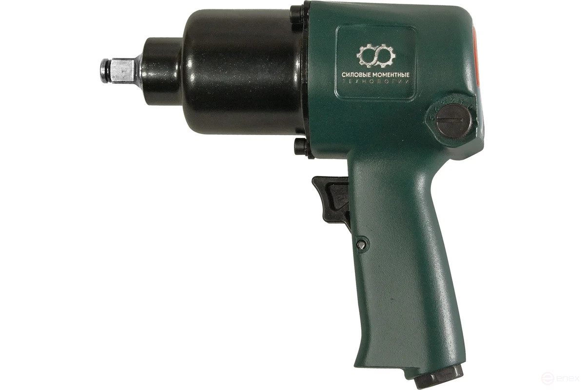 ZD280 Пневматический ударный гайковерт Кв: 1/2(12.5). Усилие: раб 330-570 Nm/ макс-660 Nm. Давление: 7-12kg.cm²/ 6,3 Bar.