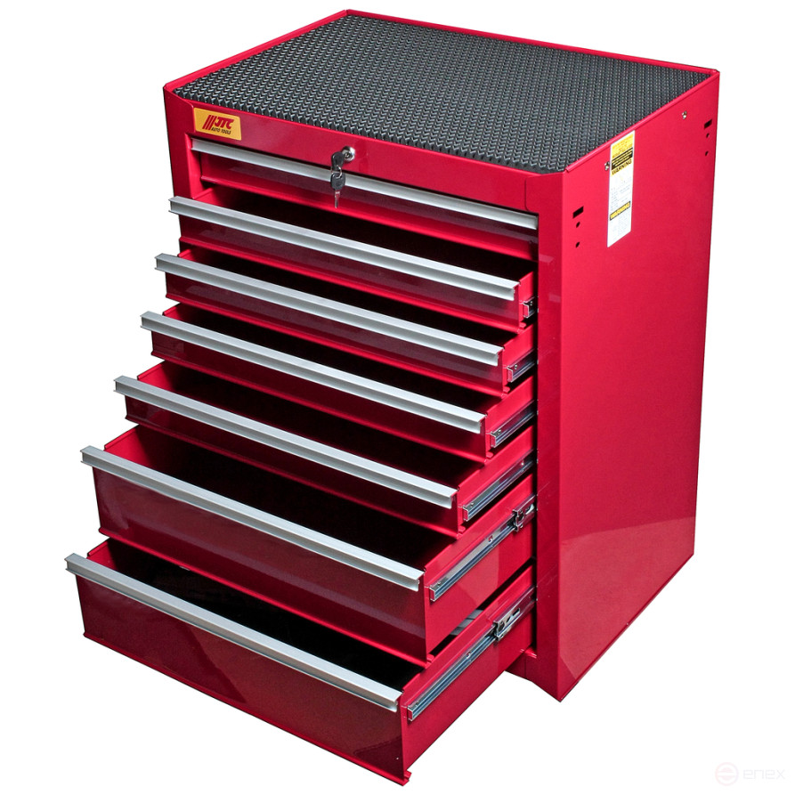 Tool cart 7 sections rubber mat included JTC