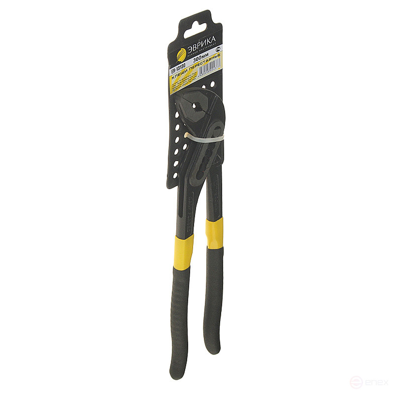 ER-13130 universal adjustable pliers, black powder coating 300mm EUREKA 1/36