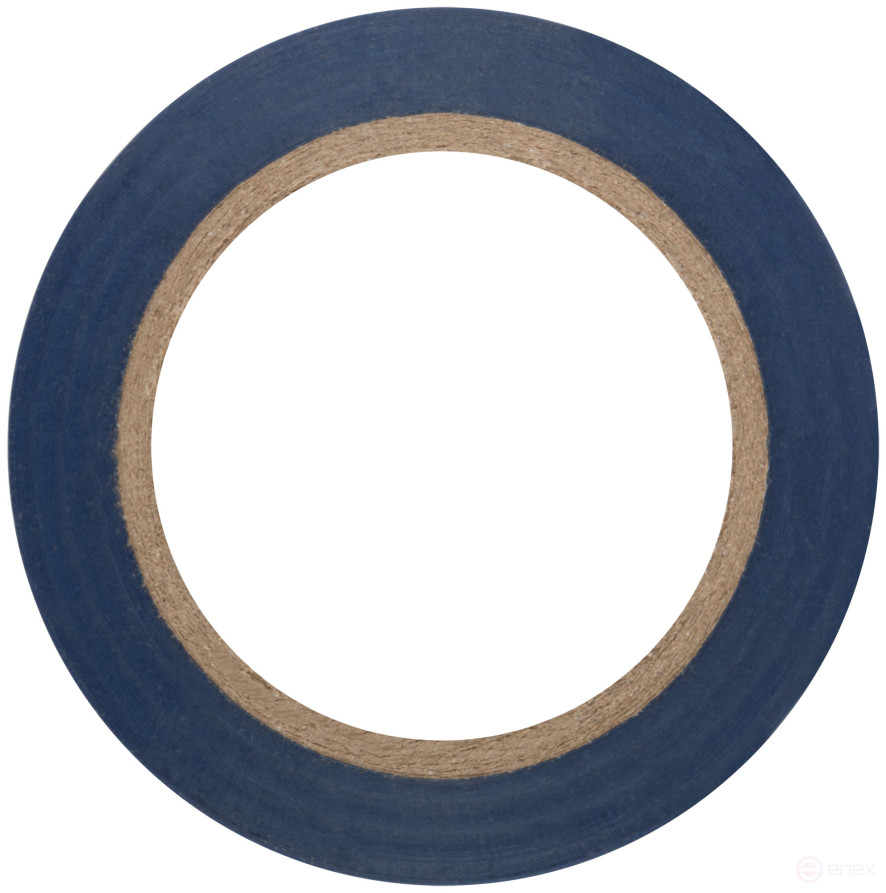 Изолента ПВХ самозатухающая 19 мм х 0,13 мм х 10 м (синяя)