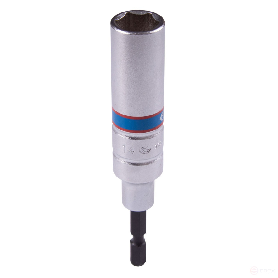 1/4" hex screwdriver head, 14 mm, L = 110 mm KING TONY 76C1114M