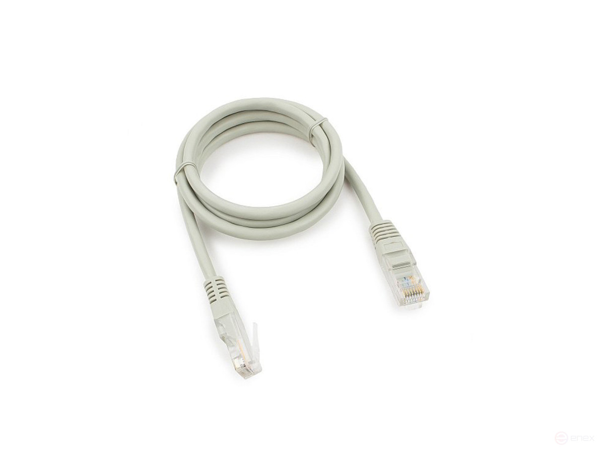 Ripo Standard UTP4 Cat 5E Patch Cord, Cu, RJ45, 1.5 m (grey)