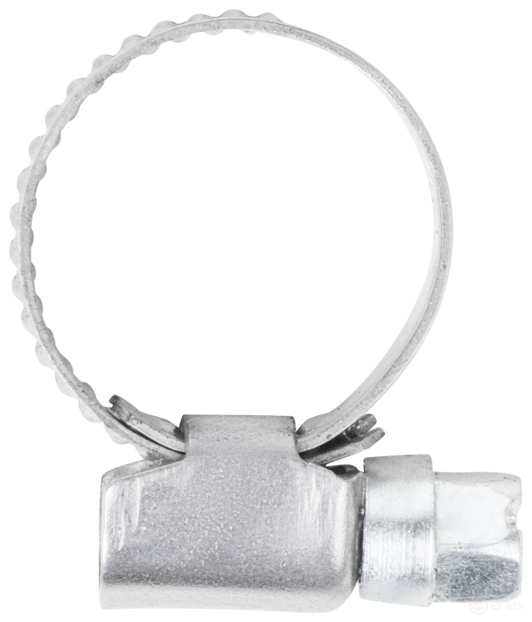 Хомут обжимной накатной, ширина 9 мм, нерж.сталь 12-20 мм