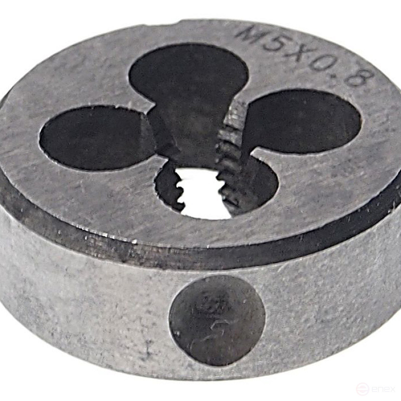 Плашка ER-00508P M05x0,8-ø20мм, в пластиковом футляре ЭВРИКА /1/10