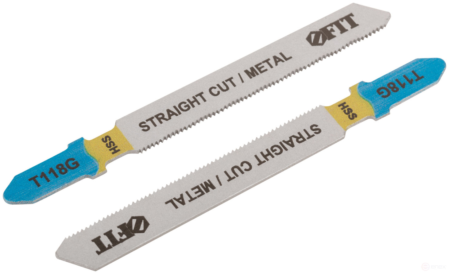 Полотна по металлу, HSS, фрезерованные, волнистые зубья, 76/51/0,7 мм (Т118G), 2 шт.