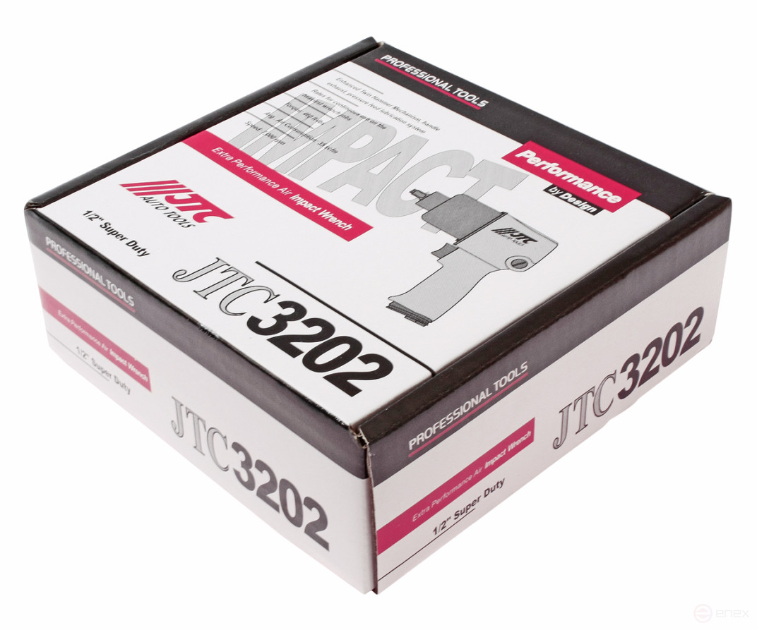 Гайковерт пневматический 1/2" 624Нм 7000об/мин. 220л/мин. 90-120PSI ударный JTC