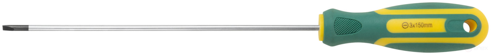 Отвертка "Контур", CrV сталь, прорезиненная ручка 3х150 мм SL