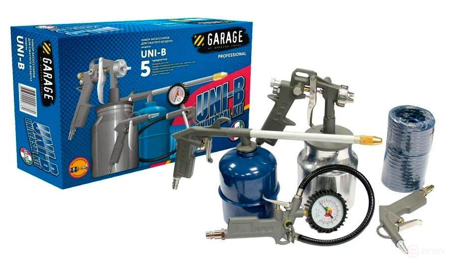UNIVERSAL UNI-B (used) GARAGE paint tool kit