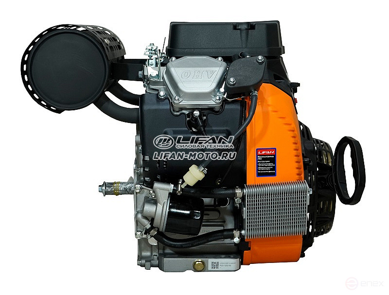 Lifan LF2V80F-A (4500) engine, 25mm shaft, 20 Amp coil pressure sensor/m, m/radiator, hour meter