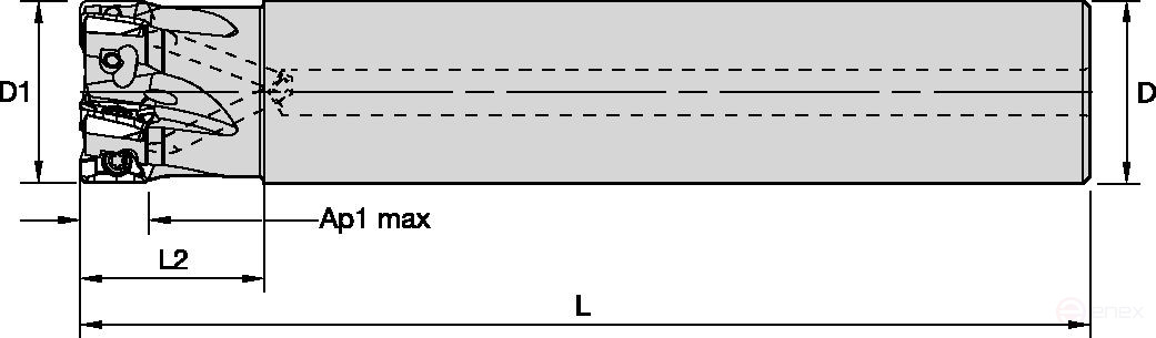 Фреза 12A02R018A12ED07