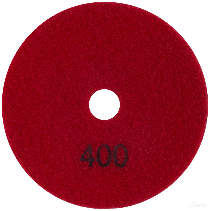 Алмазный гибкий шлифовальный круг АГШК (липучка), сухое шлифование, 100 мм, Р 400