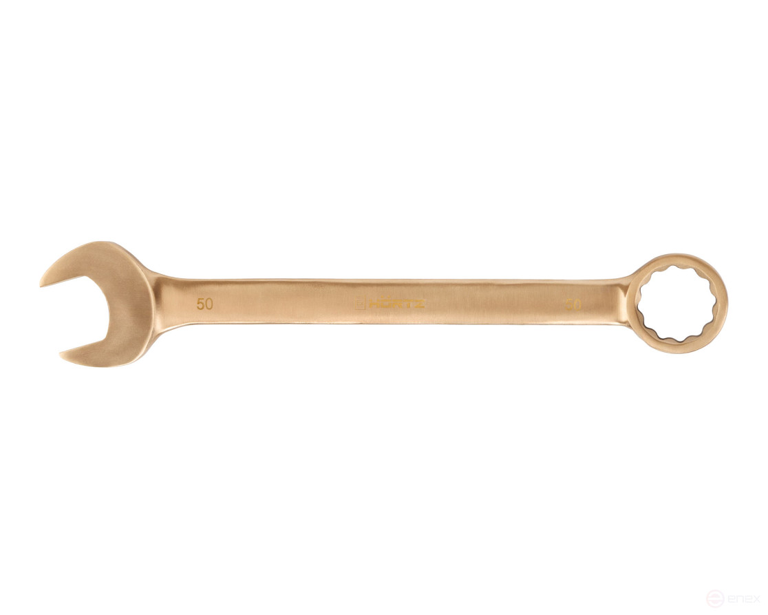 Combination wrench 50x50 intrinsically safe alloy BeCu 136-50, HORTZ