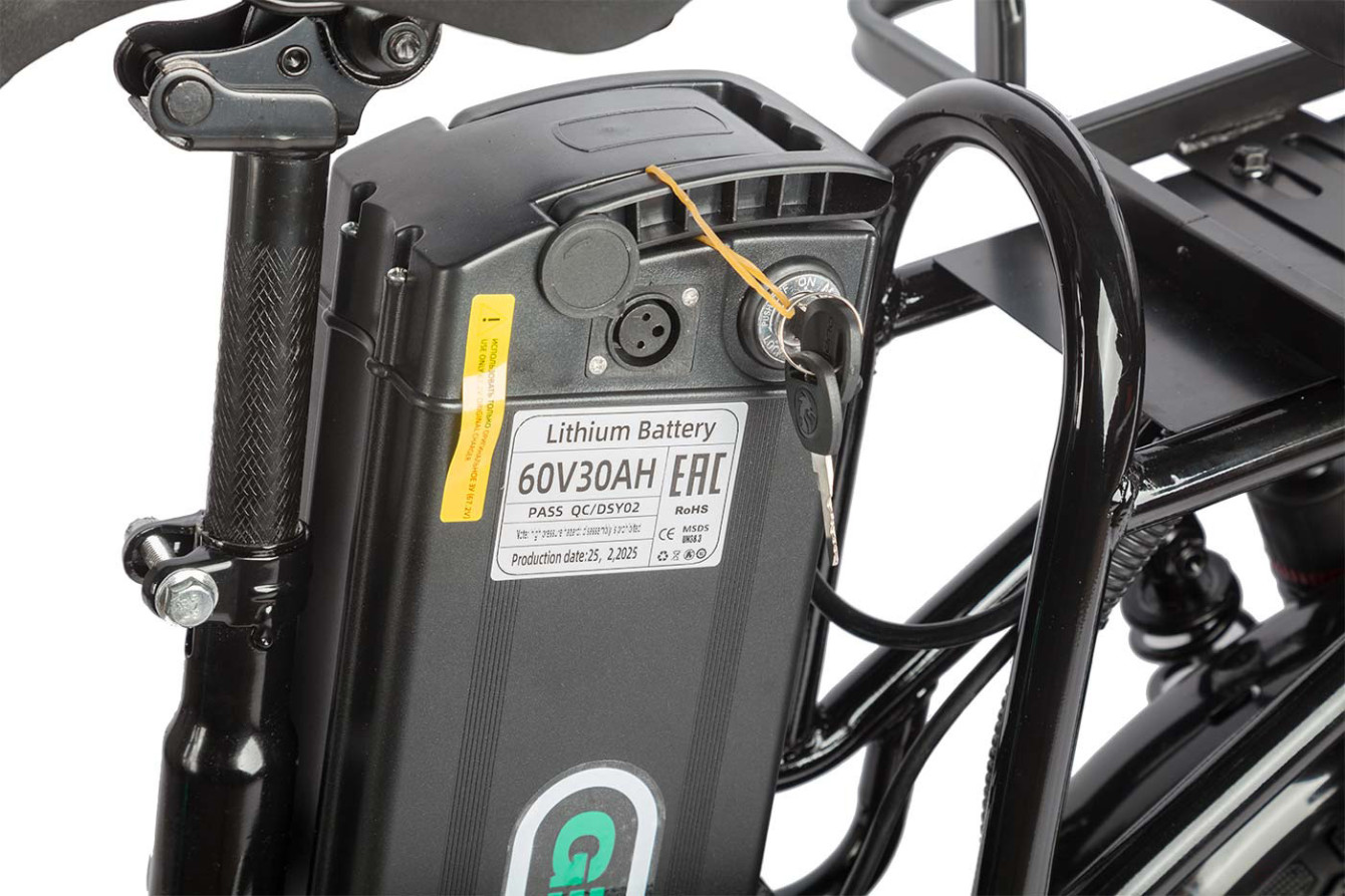 Gelbert Khan Monster 2 electric bike, black