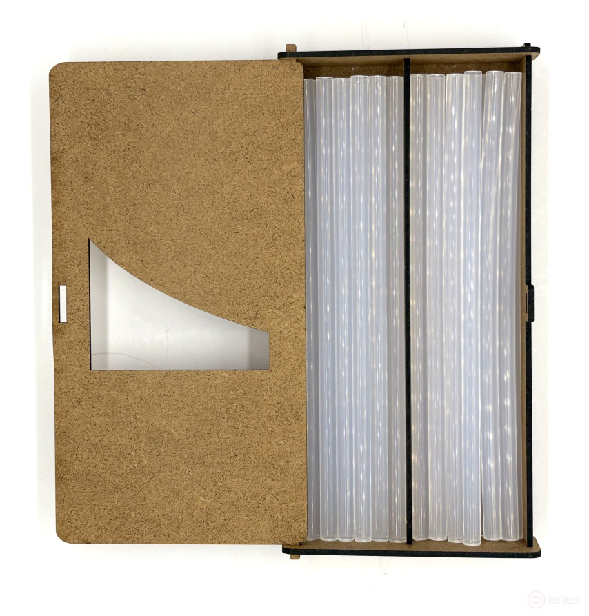 Клеевые стержни ПрофКлей-8277 прозрачные, 7х200 мм, 36 шт, 300 г