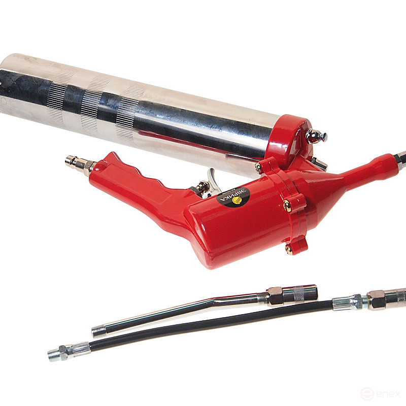 Солидолонагнетатель ER-84106 пневматический 500 мл/картридж 470мл (max 400 бар) ЭВРИКА