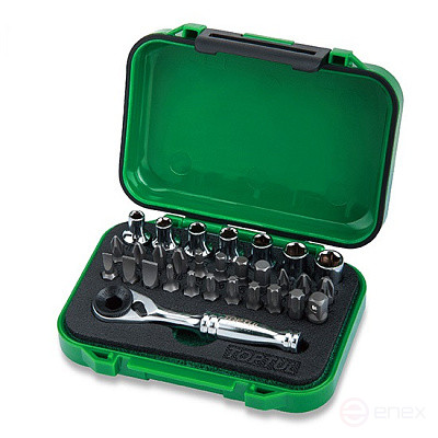 1/4" Mini 30pcs Set of Heads and Bits TOPTUL GABW3001