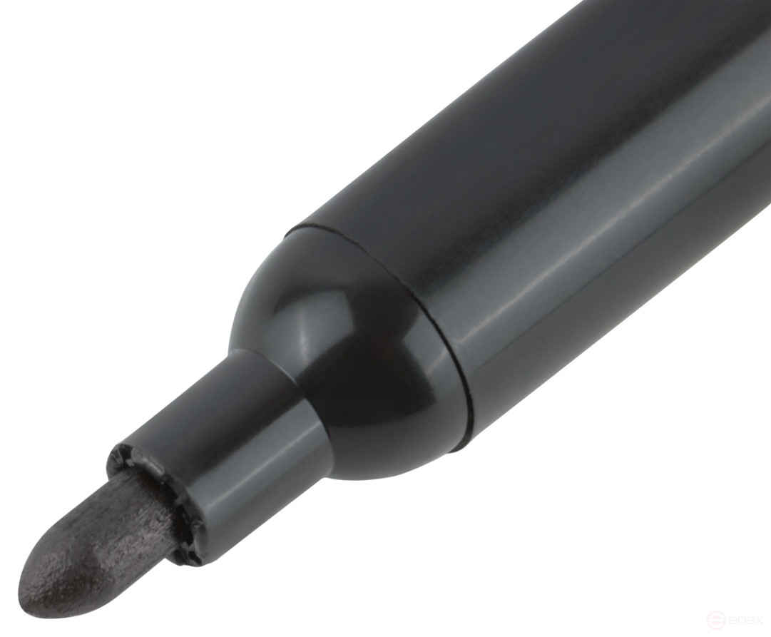 Permanent construction marker, black