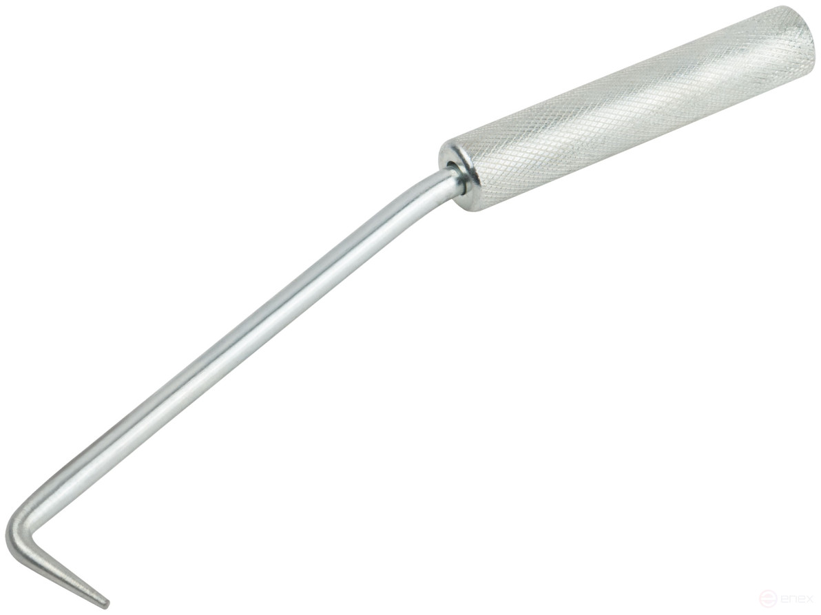 Hook for knitting rebar, tool steel